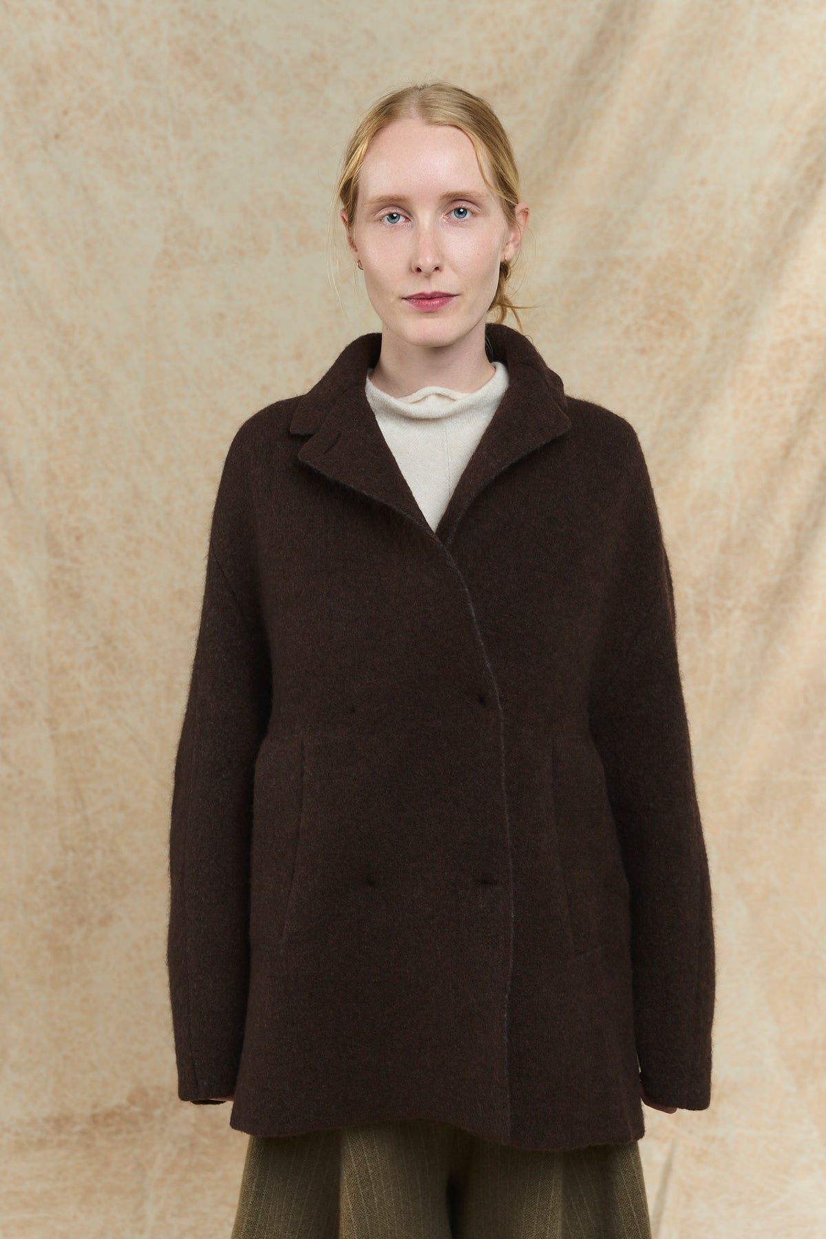 Bob's Coat - Double Breasted Jacket - 5182 - Chestnut