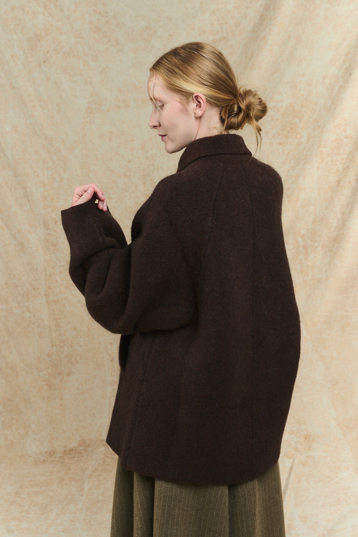 Bob's Coat - Double Breasted Jacket - 5182 - Chestnut