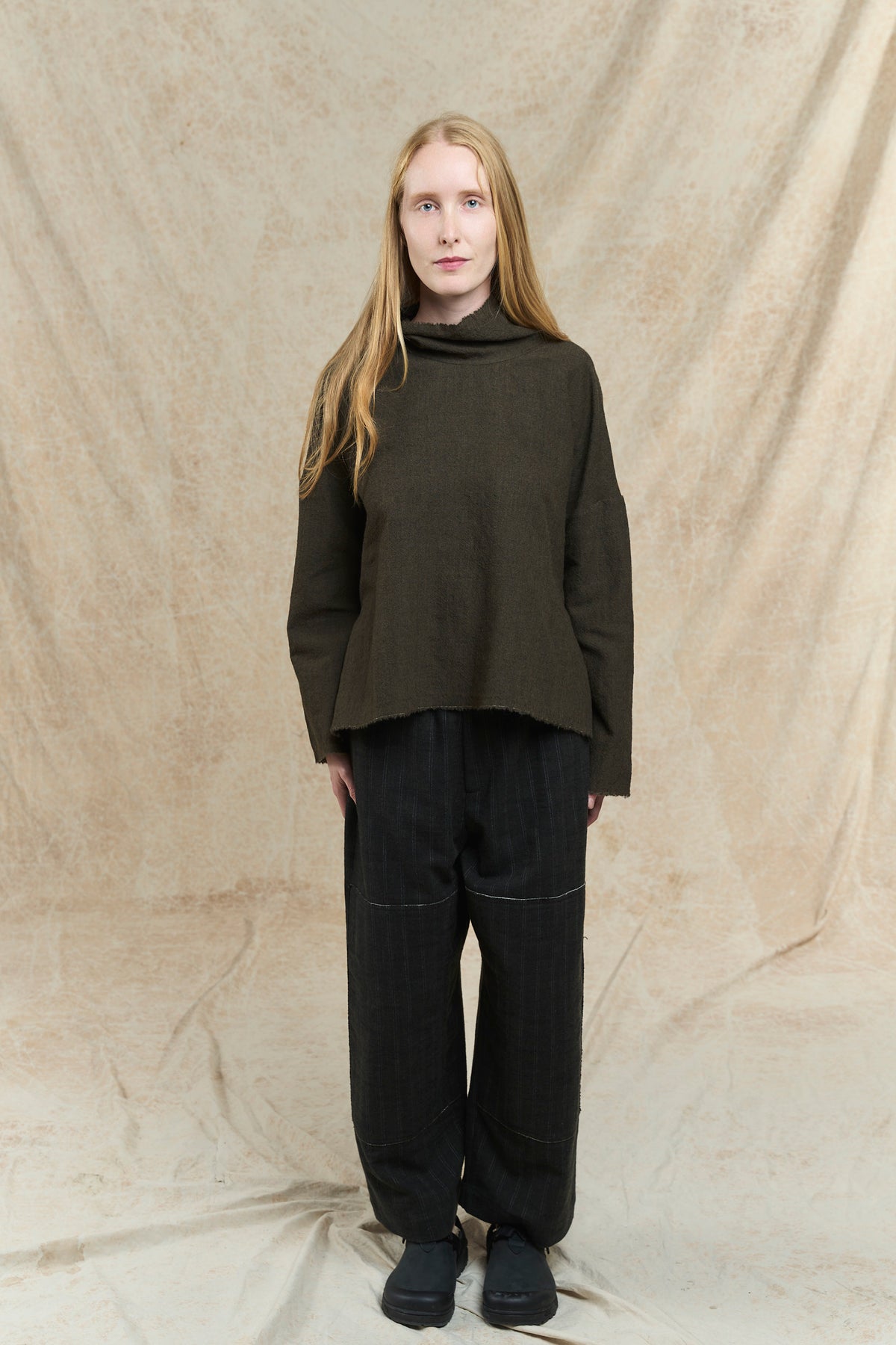 Lotura Top - Bracken Textured Wool