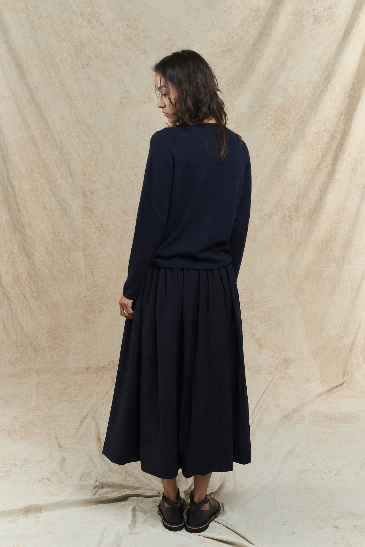 Wool Skirt - P1569/TS990 - Blue