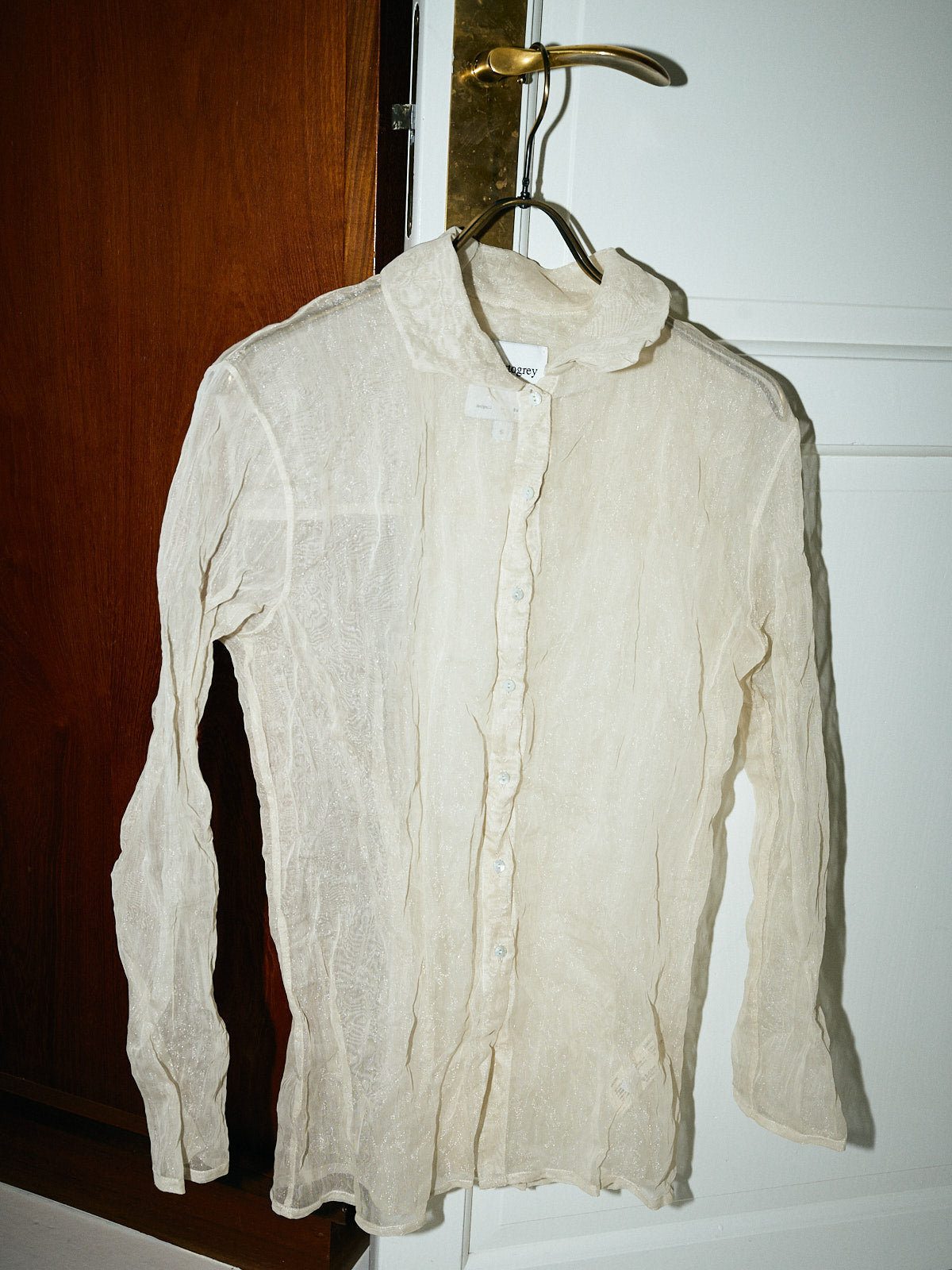 Nuit - Gathered Shirt  - Off-White