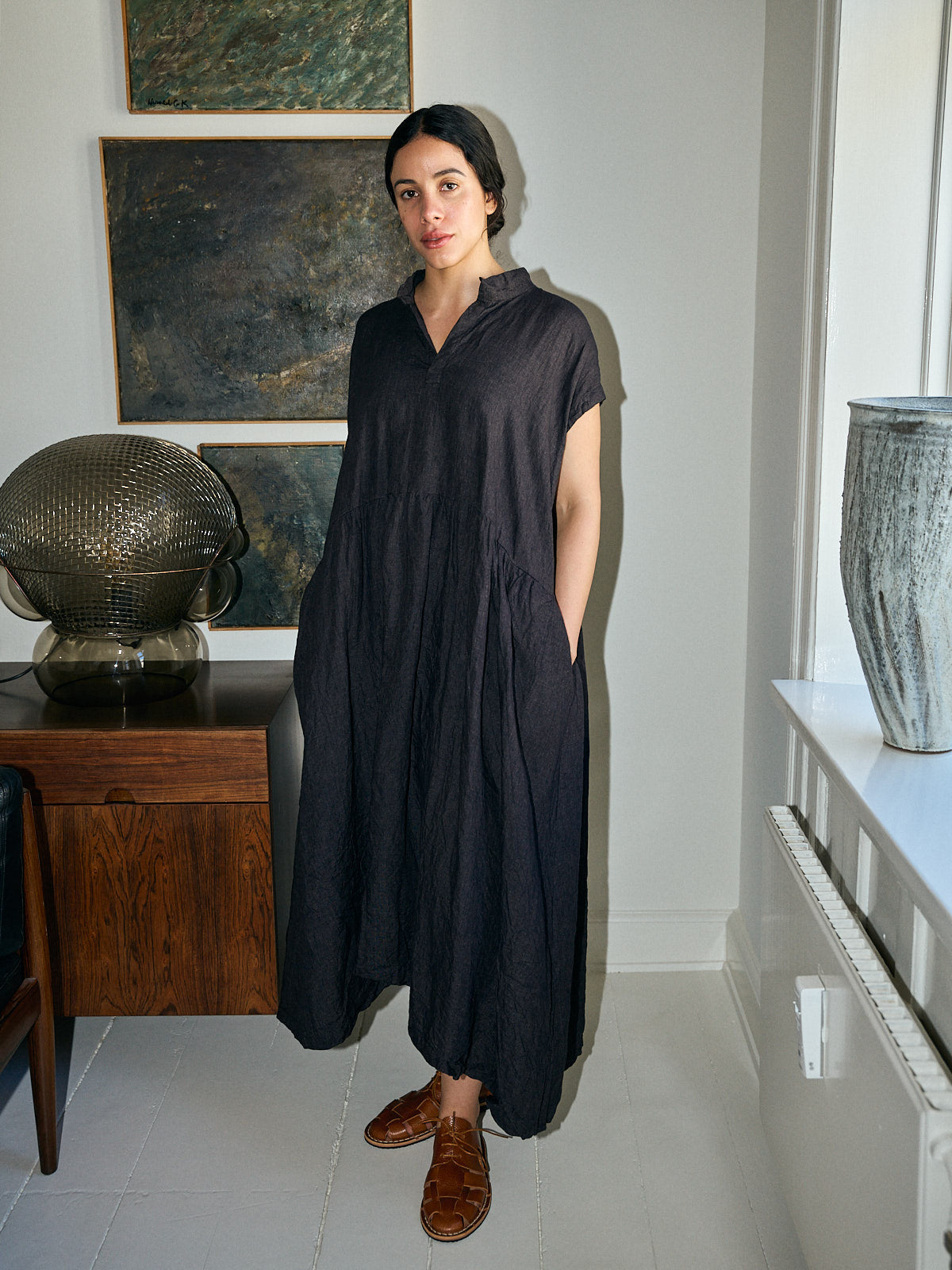 Dress Lilac - Black
