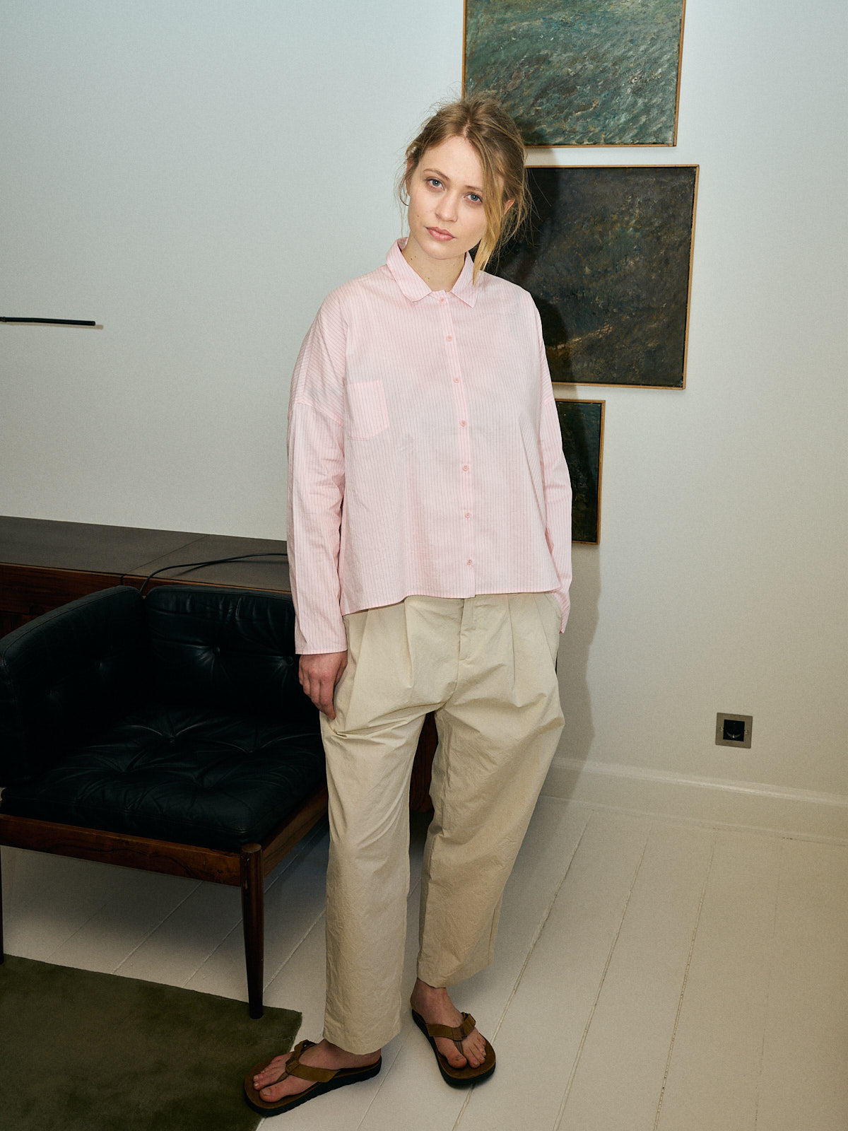 Trousers - Tech Poplin - P1978/TS940 - Cappuccino