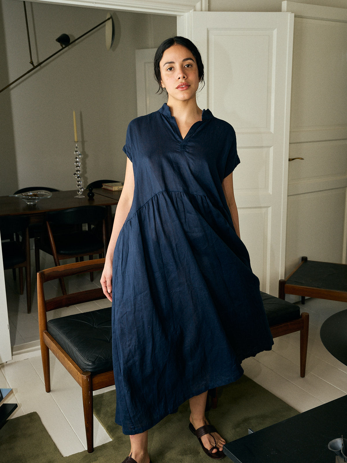Dress Lilac - Dark Blue