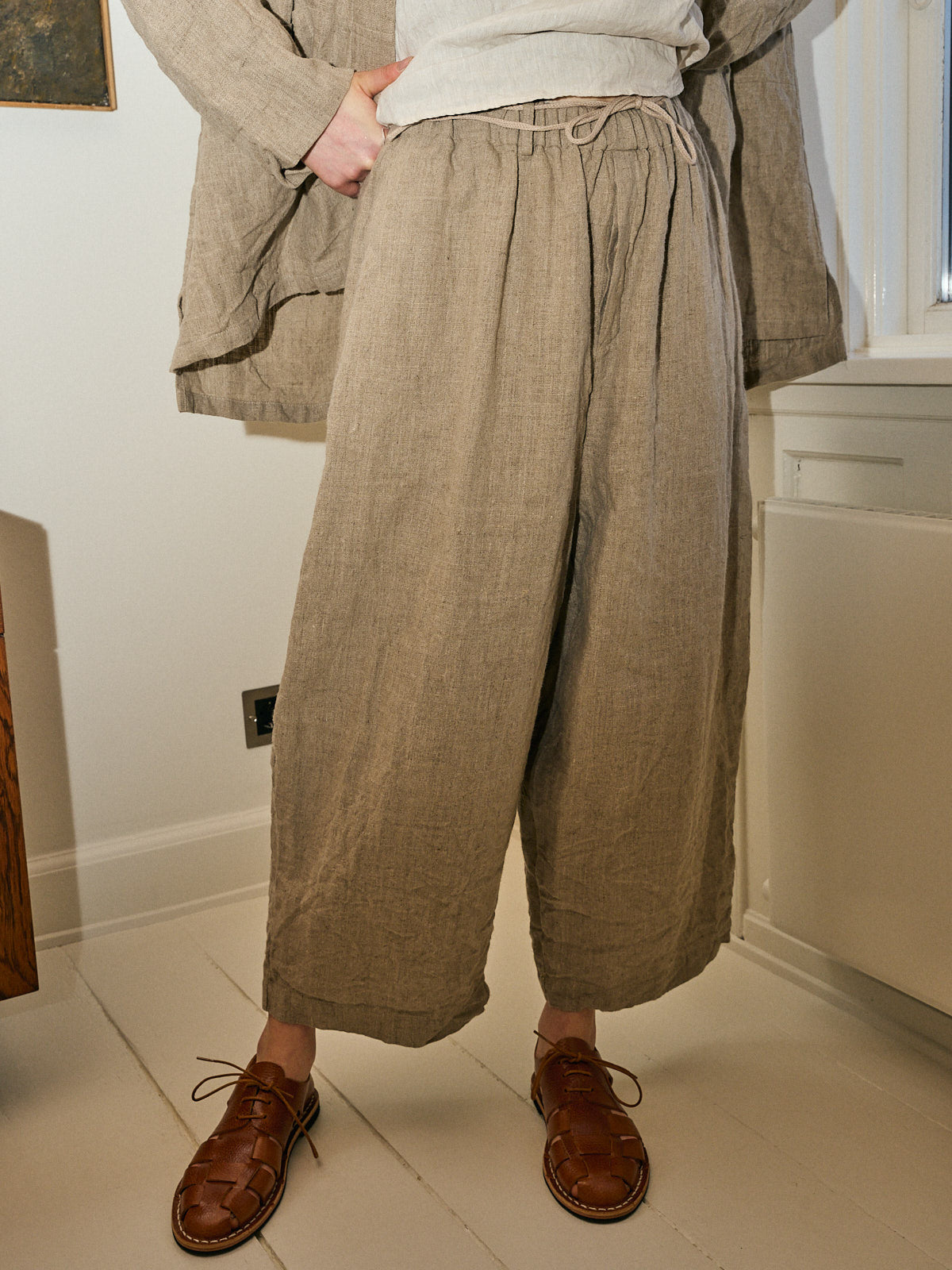 Wide Trousers - Organic Hemp