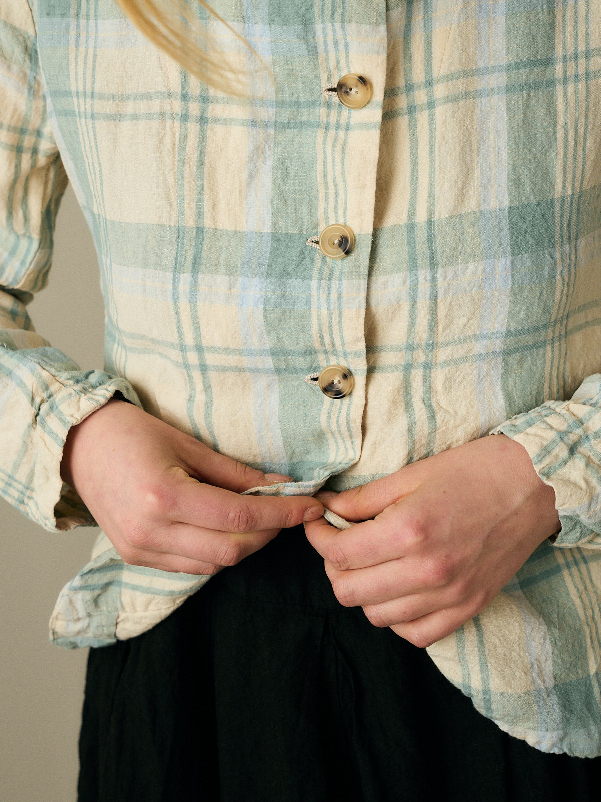 Ally Jacket - Green Check