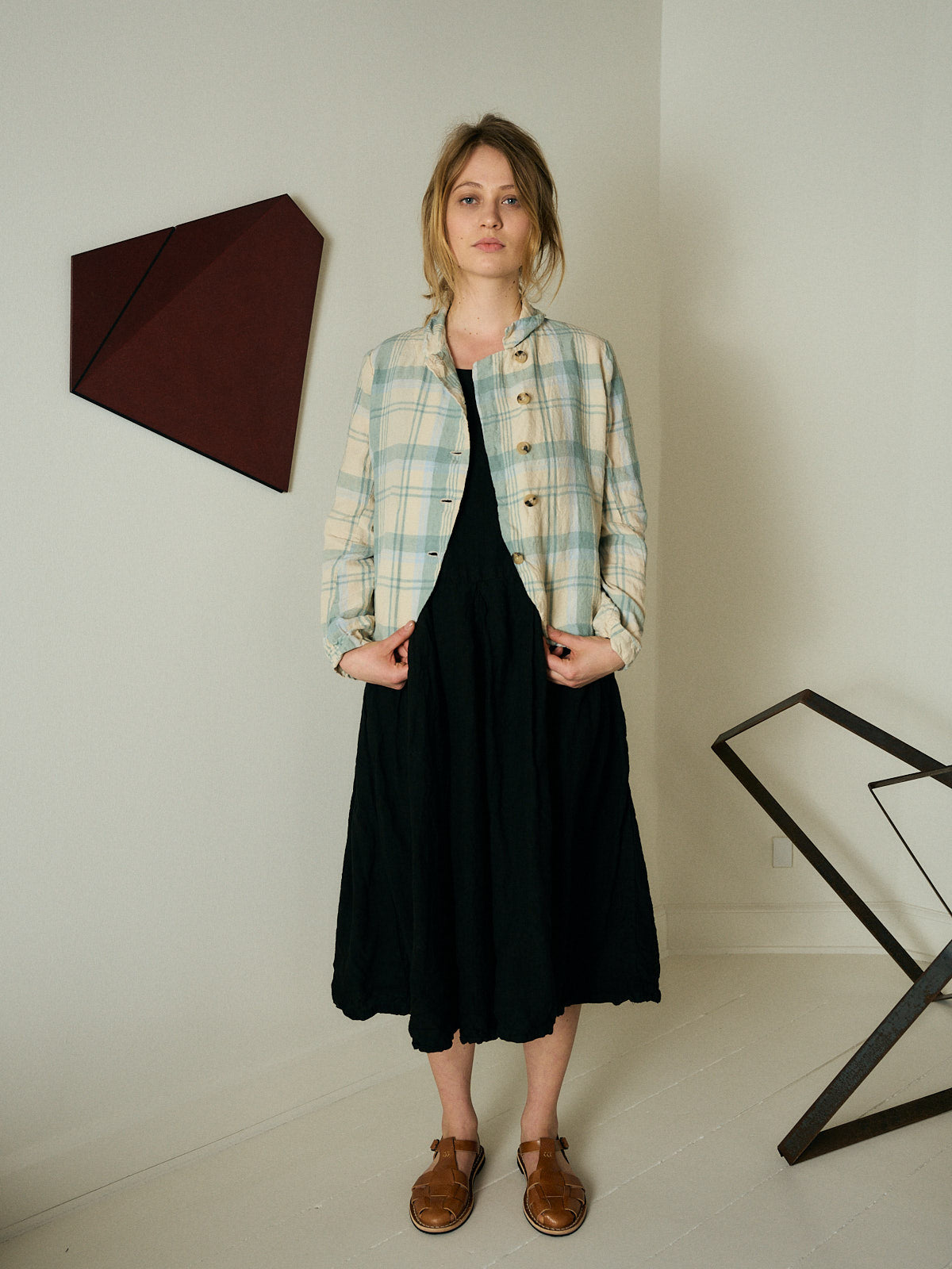 Ally Jacket - Green Check