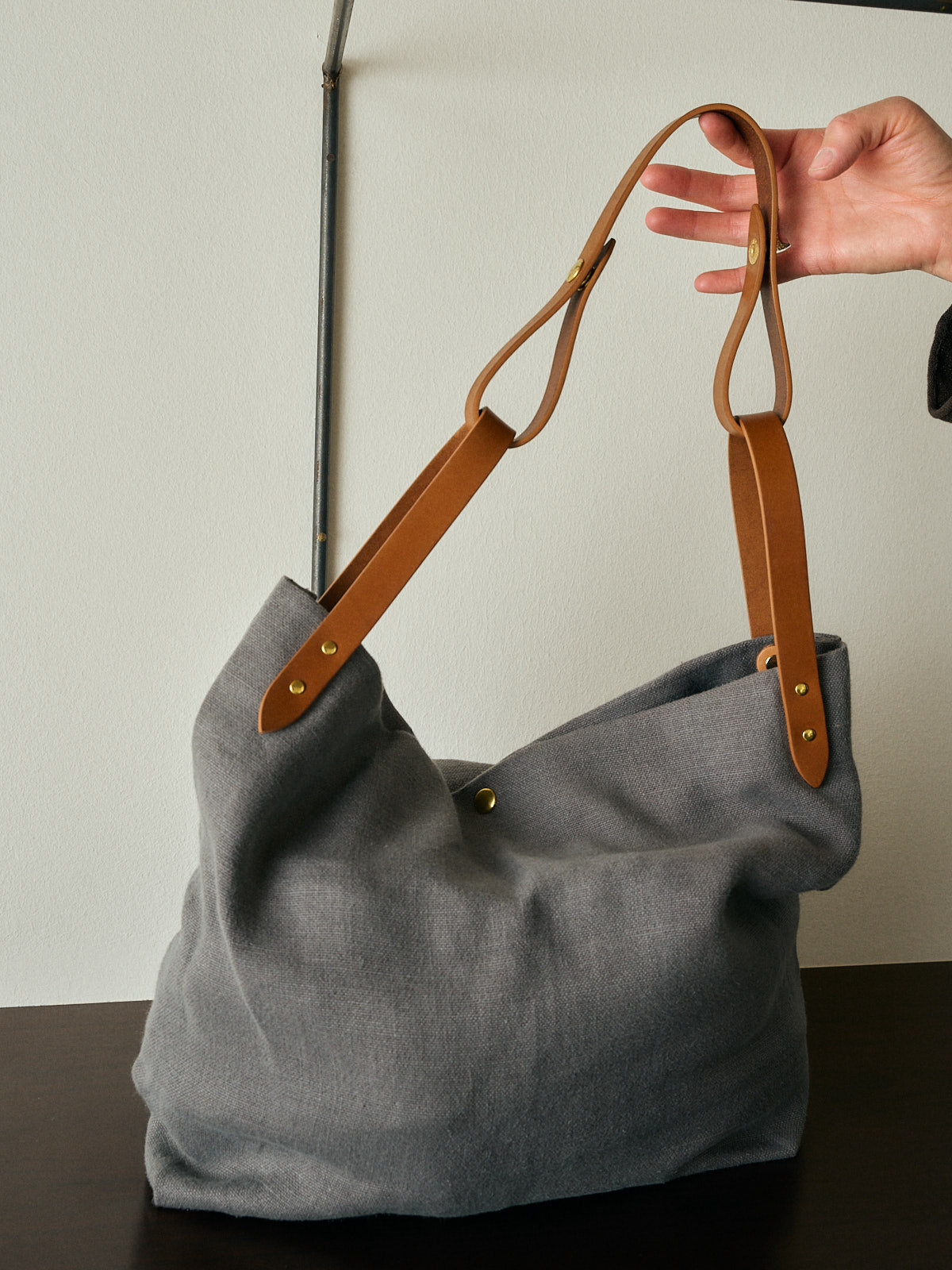 Sack 02 / M - Linen and Leather