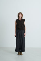 Double Pleat Tailored Trousers