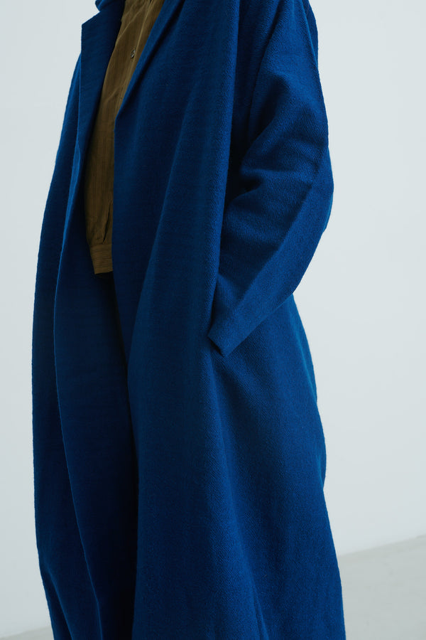 RUNAWAY BICYCLE - Keith Blue Woolen Jacket