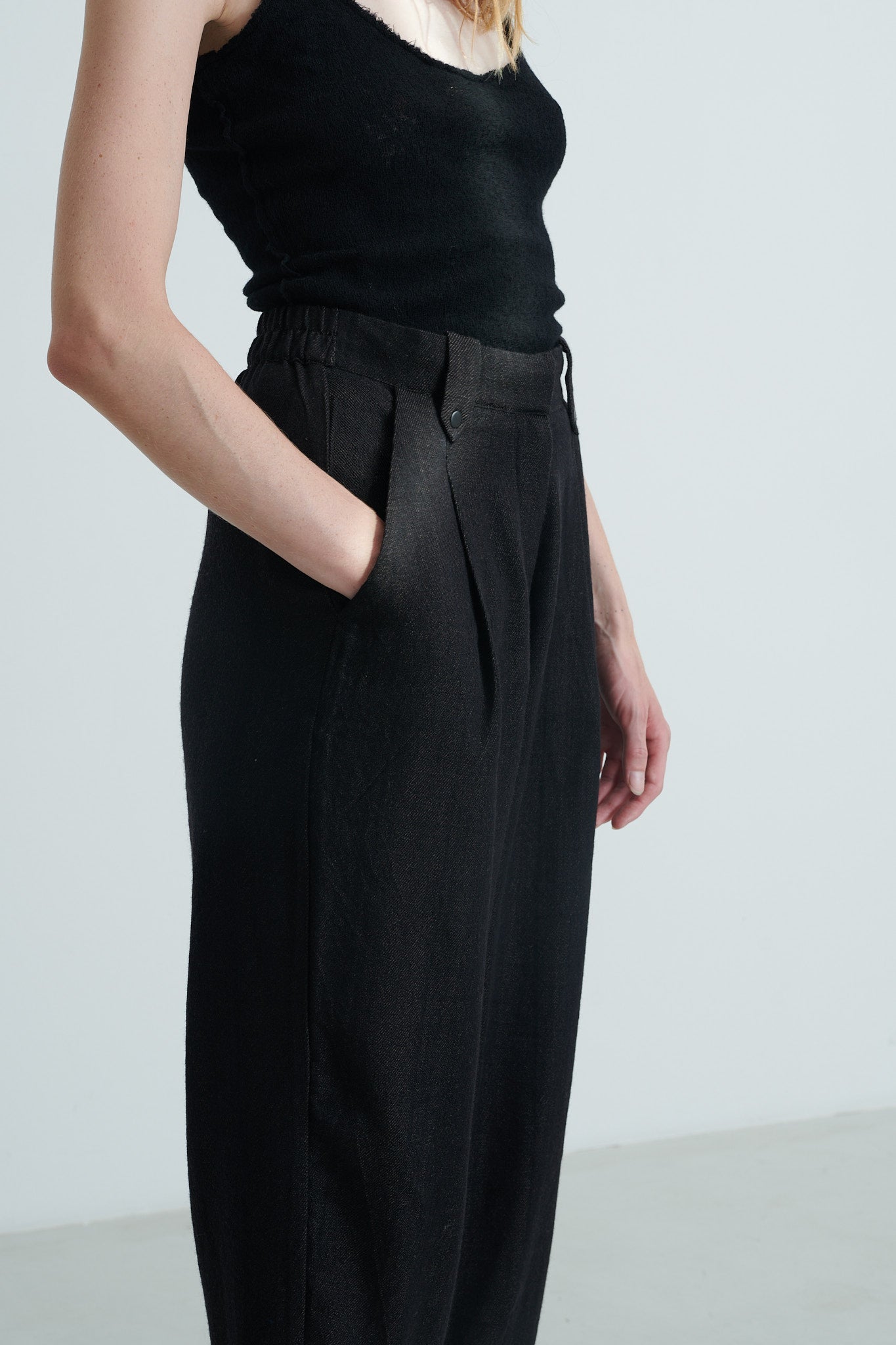 RUNAWAY BICYCLE - Jim Pants - Brown/Black