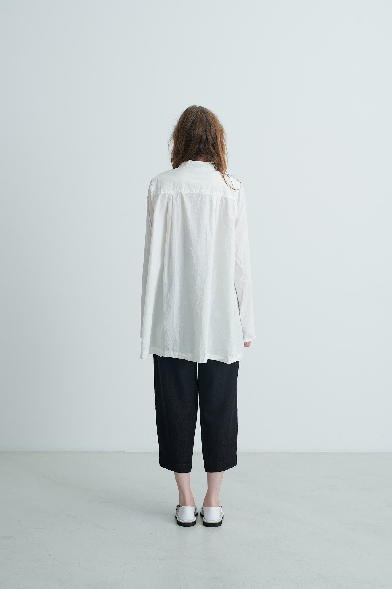 RICORRROBE - dt crispy white cotton shirt