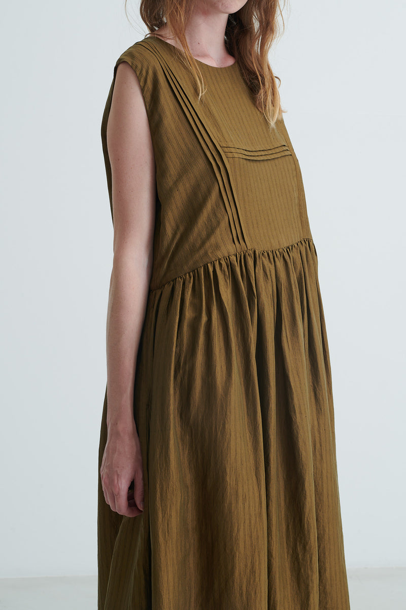 RUNAWAY BICYCLE - Molly Sleeveless Dress - Olive
