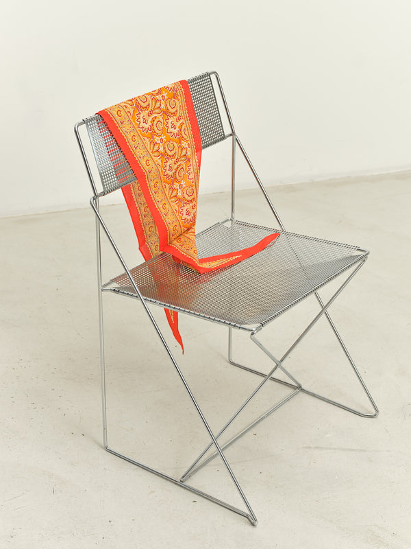 TOAST - Paisley Print Cotton Bandana - Nasturtium