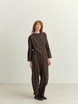 BOBOUTIC - 4910 - SEQUENCES - BLOUSE -  DARK TAUPE
