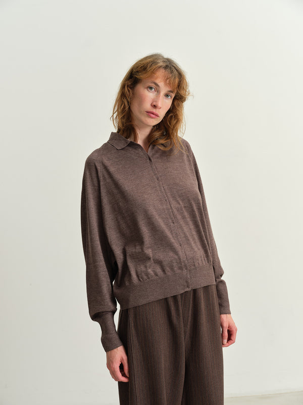 BOBOUTIC - 4903- LEVITY SHIRT - TAUPE
