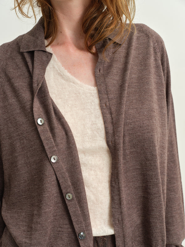 BOBOUTIC - 4903- LEVITY SHIRT - TAUPE