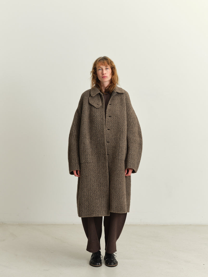 BOBOUTIC - 4979 - BOB'S INSIDEOUT COAT - NATURAL/BROWN