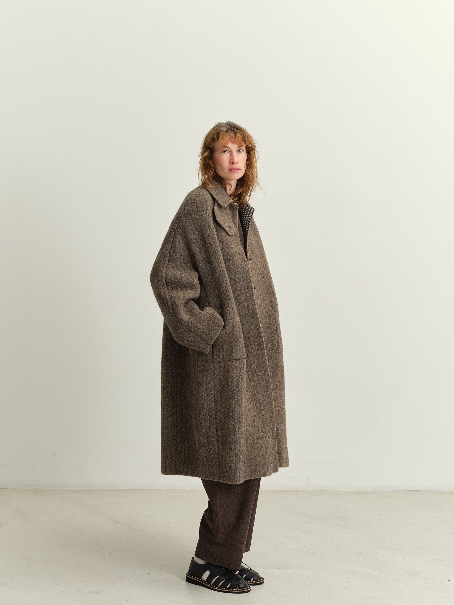 BOBOUTIC - 4979 - BOB'S INSIDEOUT COAT - NATURAL/BROWN