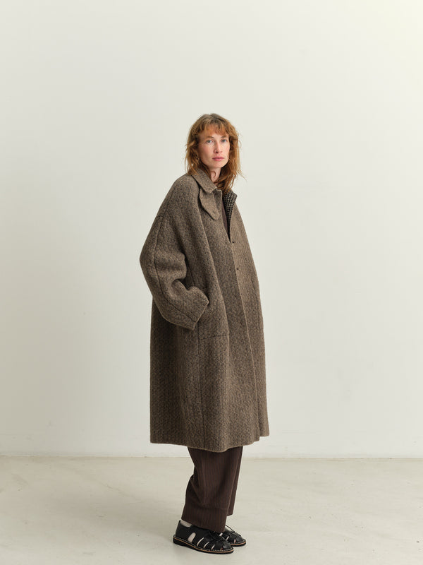 BOBOUTIC - 4979 - BOB'S INSIDEOUT COAT - NATURAL/BROWN