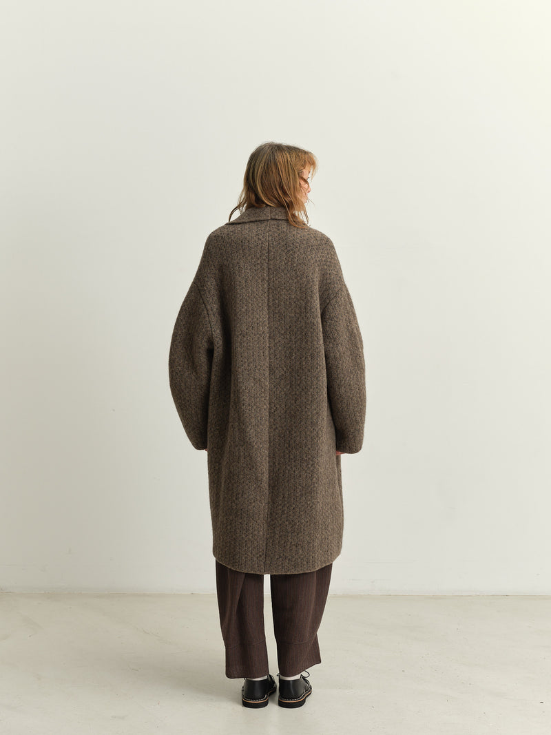 BOBOUTIC - 4979 - BOB'S INSIDEOUT COAT - NATURAL/BROWN