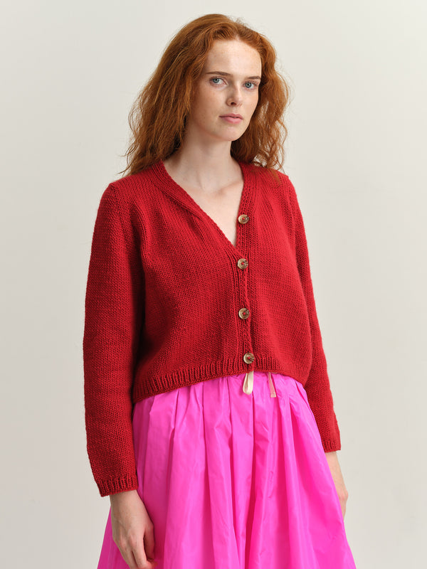 NITTO - NINO OSW CARDIGAN - BORDEAUX