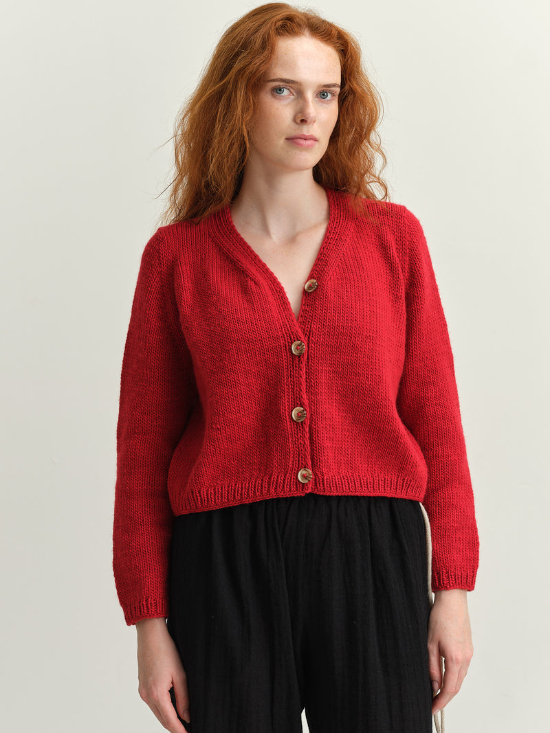 NITTO - NINO OSW CARDIGAN - BORDEAUX