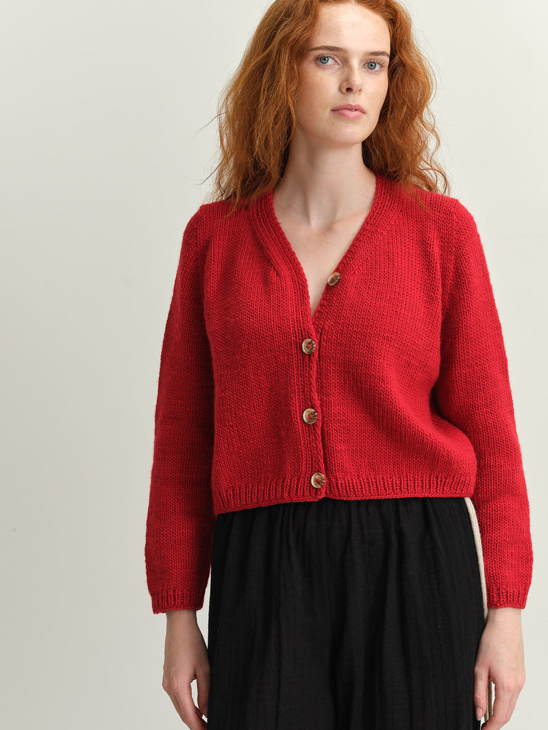 NITTO - NINO OSW CARDIGAN - BORDEAUX