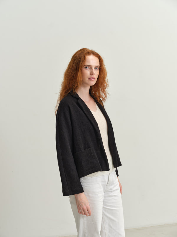 Cashmere Jacket - P1999/TS920 - Black