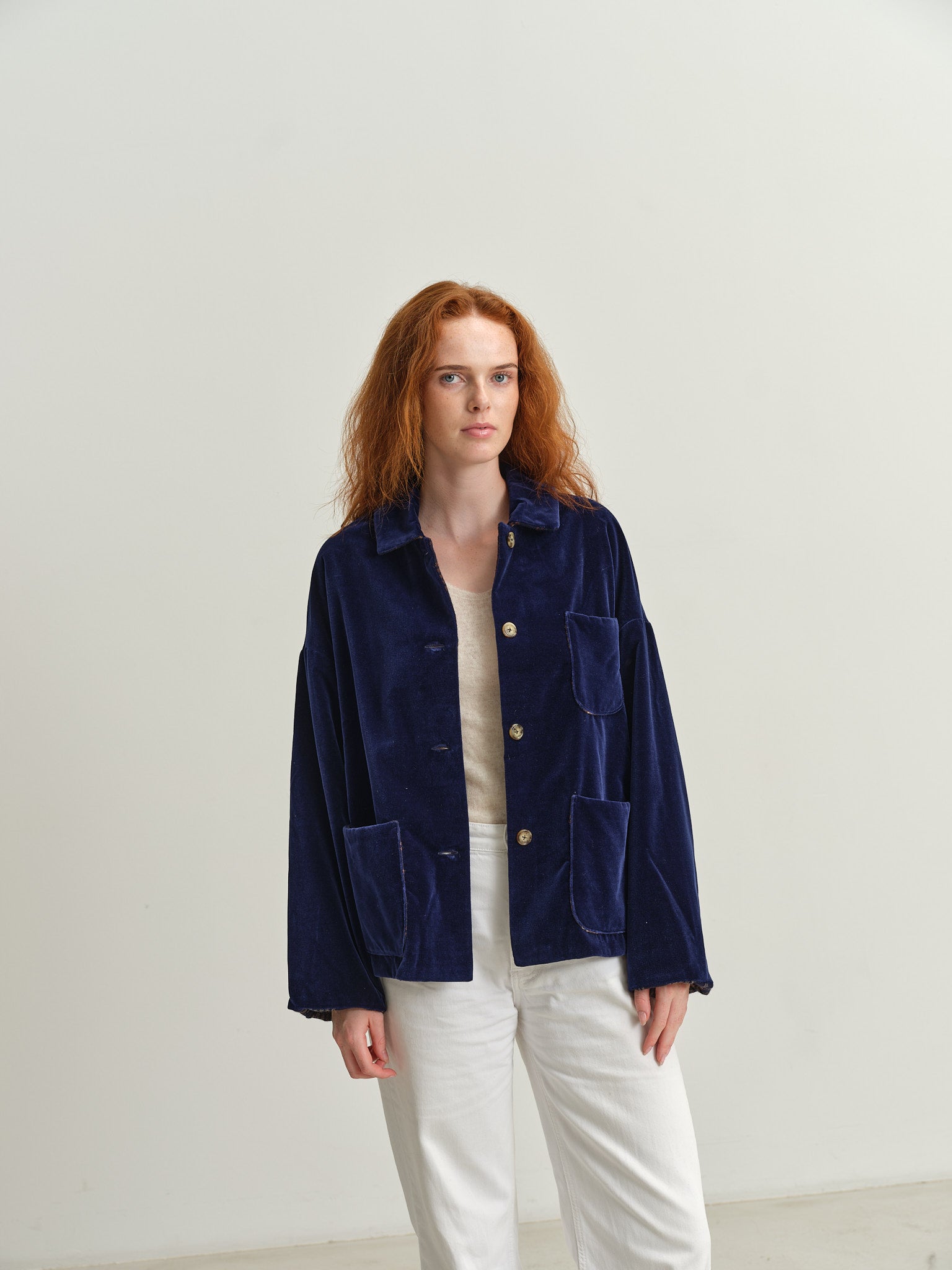 NITTO - MARA JACKET DOUBLE - BLUE/TARTAN