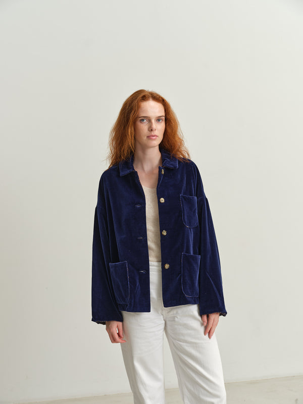 NITTO - MARA JACKET DOUBLE - BLUE/TARTAN