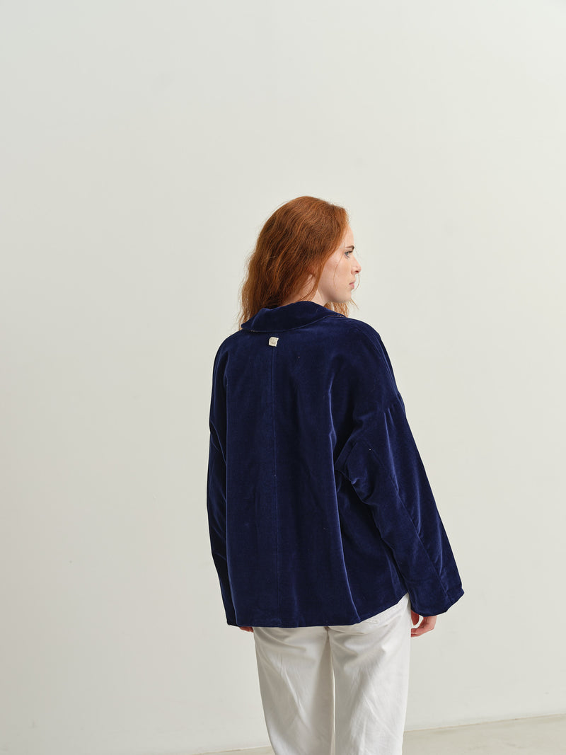 NITTO - MARA JACKET DOUBLE - BLUE/TARTAN