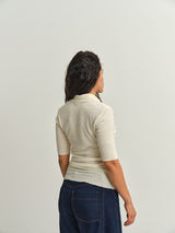 BY BASICS - POLO - RAW WHITE