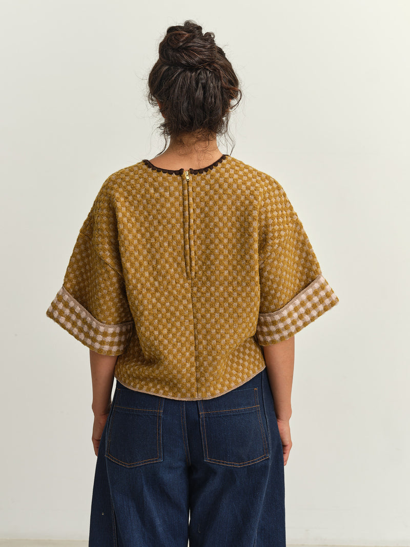 Check Pattern Pullover