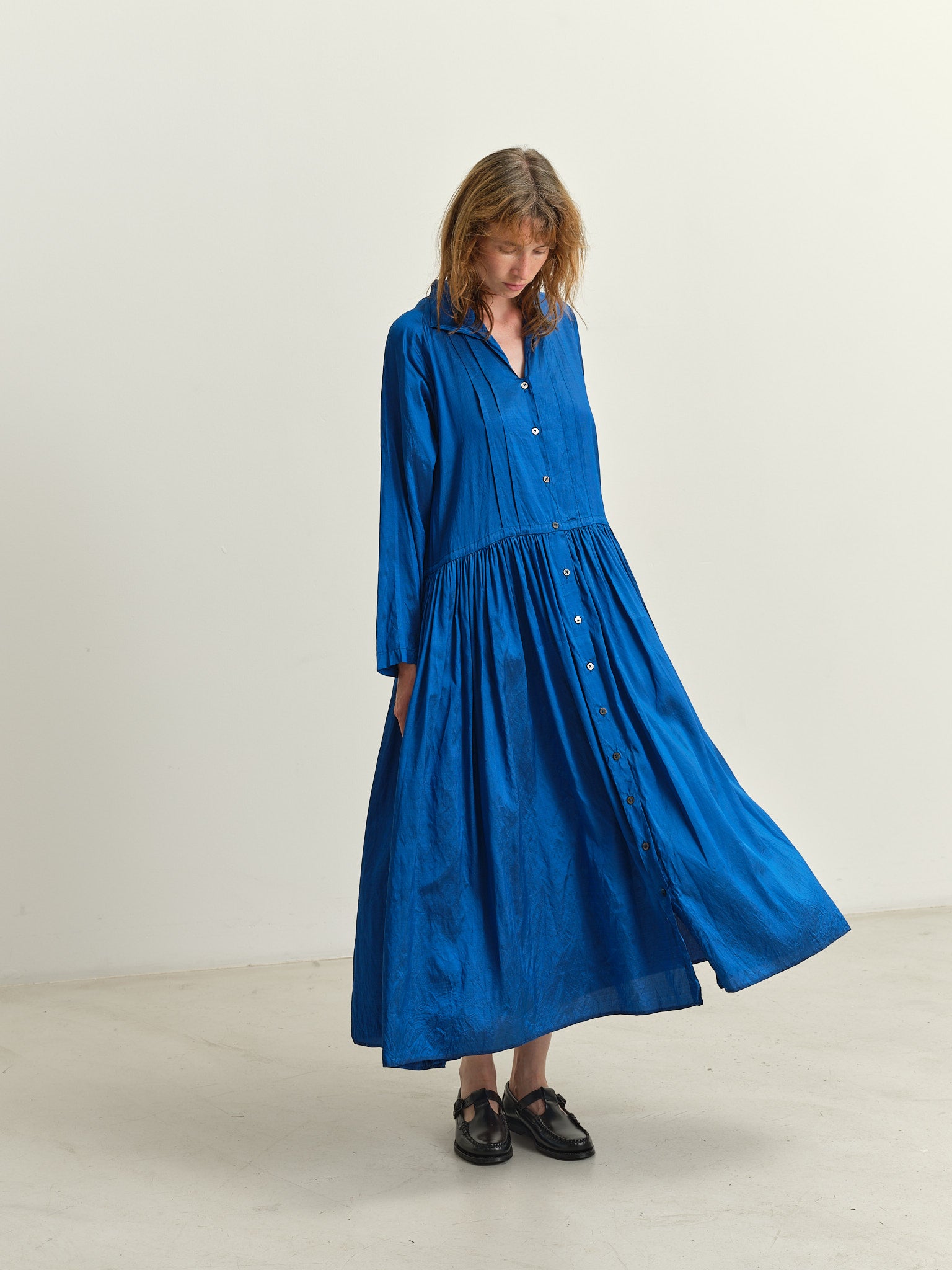 CHRISTIAN PEAU - SILK DRESS - OCEAN