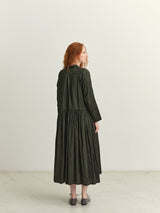 CHRISTIAN PEAU - SILK DRESS - KALE