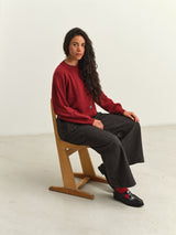 TOAST - Wool Broken Herringbone Pleat Front Trousers