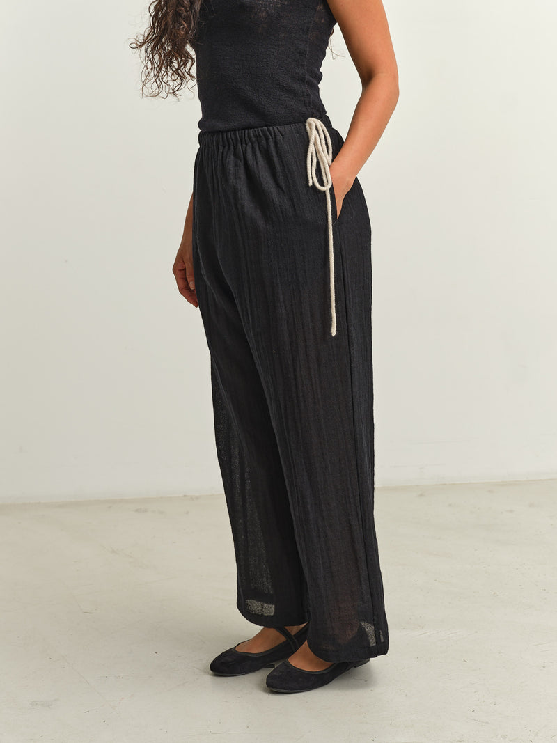 APUNTOB  - TROUSERS - P2002/TS923 - BLACK