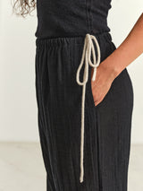 APUNTOB  - TROUSERS - P2002/TS923 - BLACK