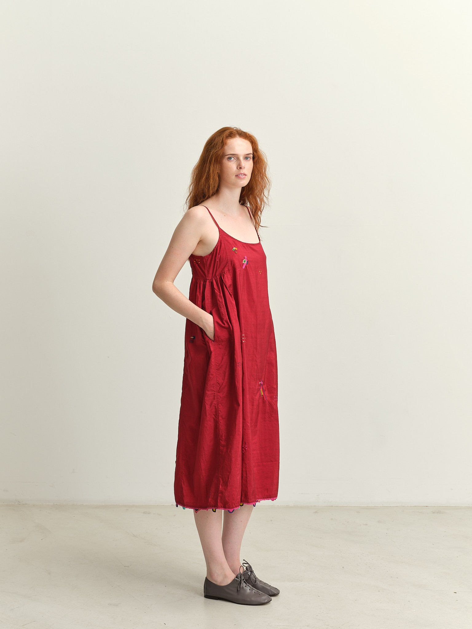 INJIRI - MIRAJ-96 SLIP DRESS - tété
