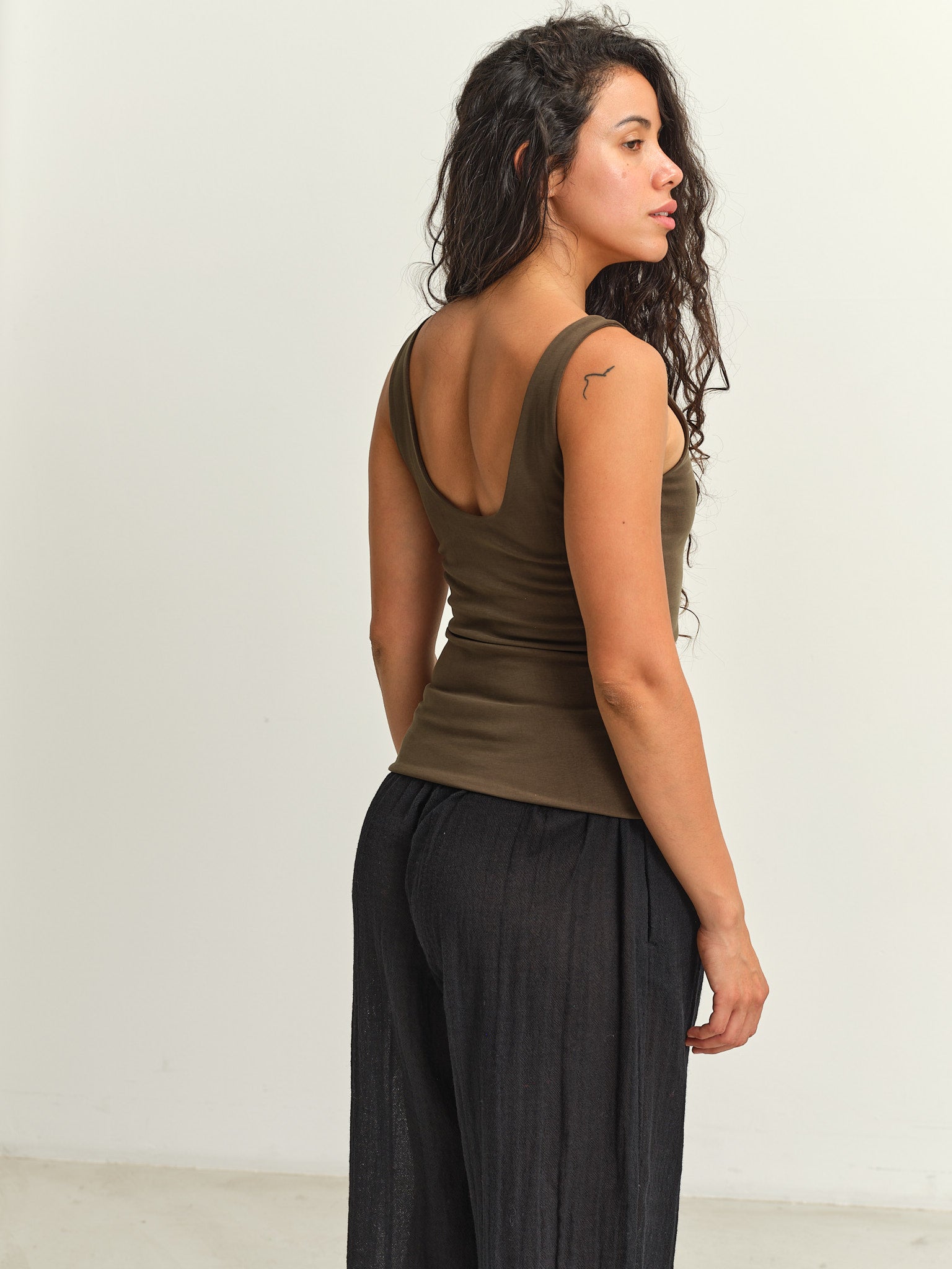Pisa Top - Dark Green