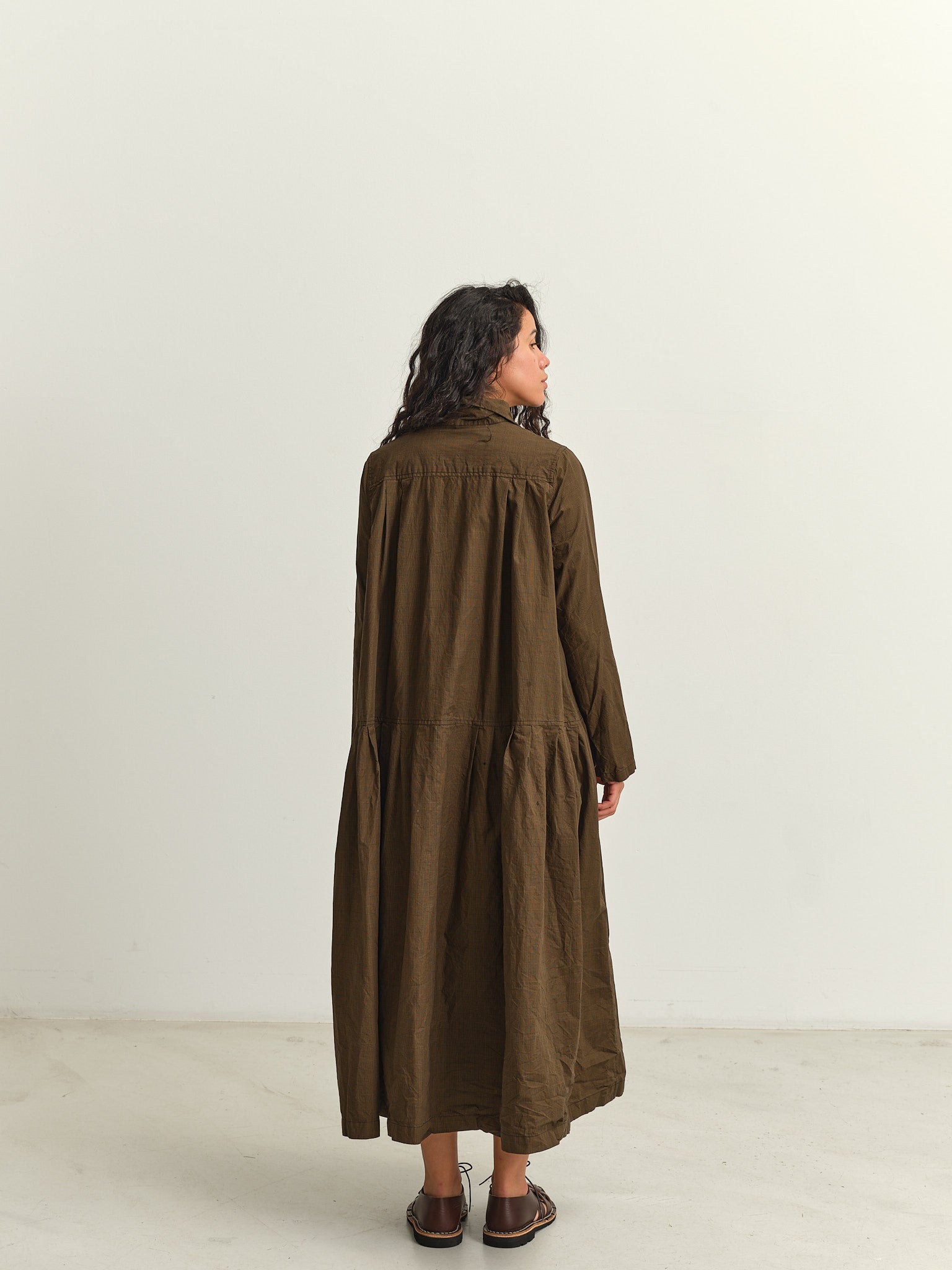 RICORRROBE - BD DRESS - OLIVE BROWN