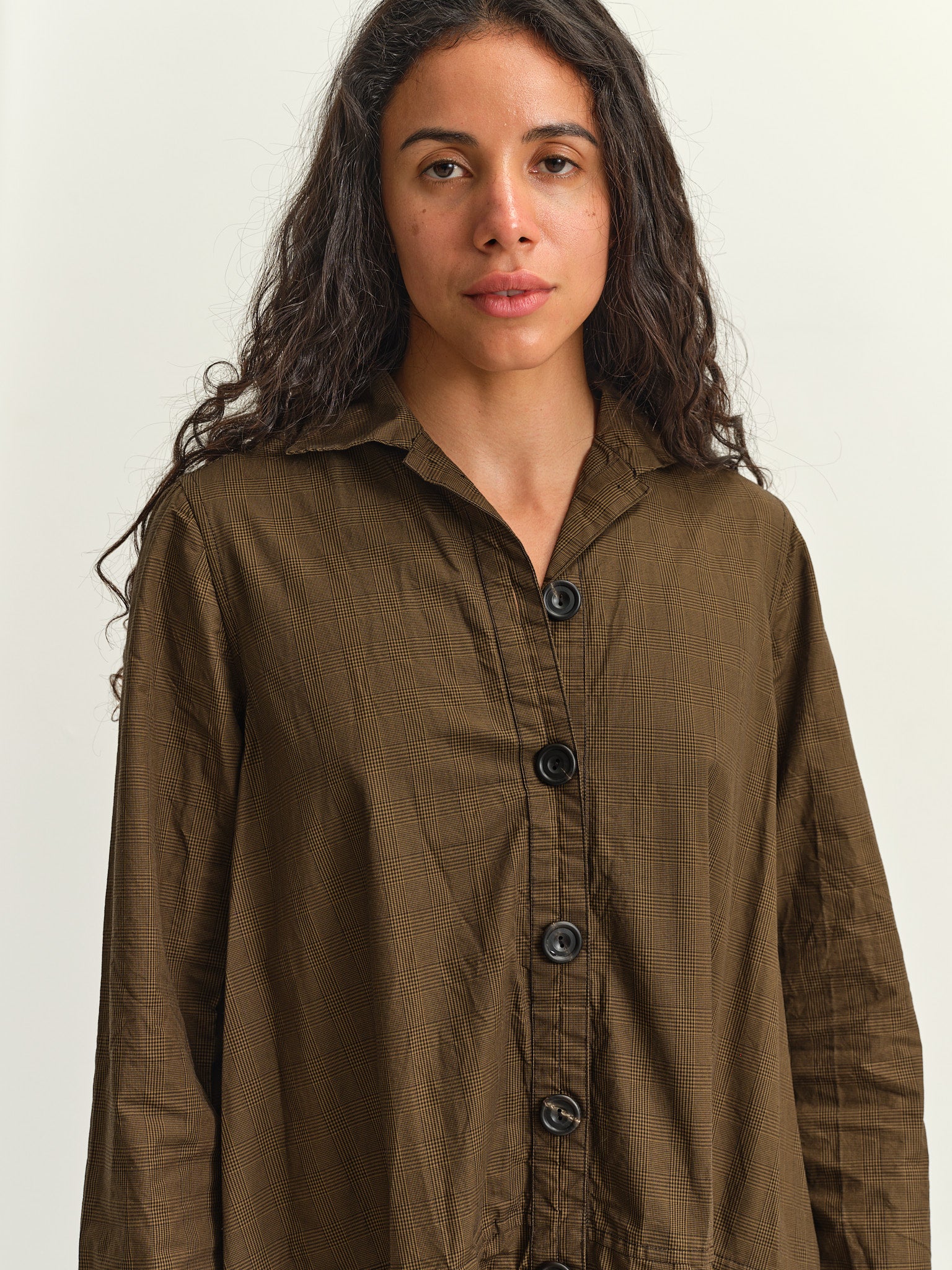 RICORRROBE - BD DRESS - OLIVE BROWN