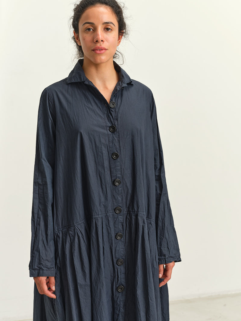 RICORRROBE - bd dress - crispy cotton - navy