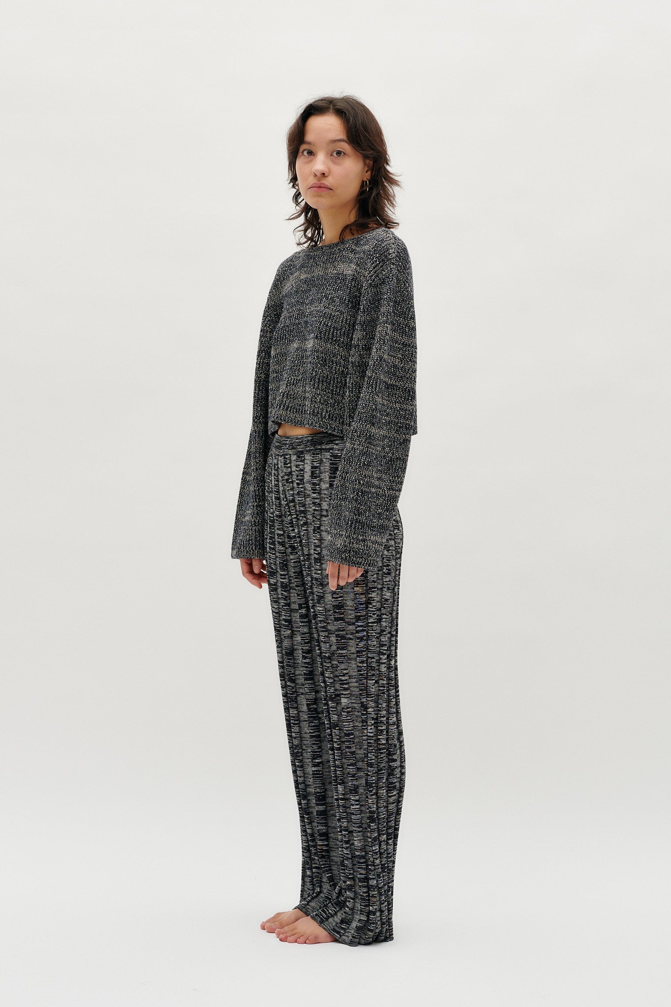 DUNE_ - RIBBED KNIT TROUSERS