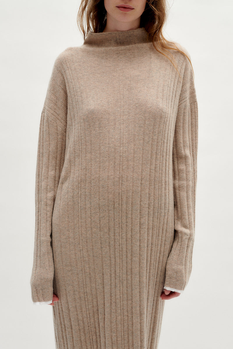 DUNE_ - Ribbed Knit Dress