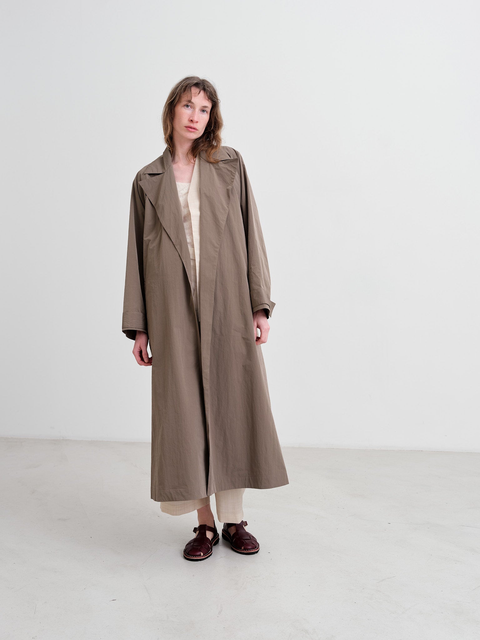 WRIGHT + DOYLE - BELTED MAC - ABELONE