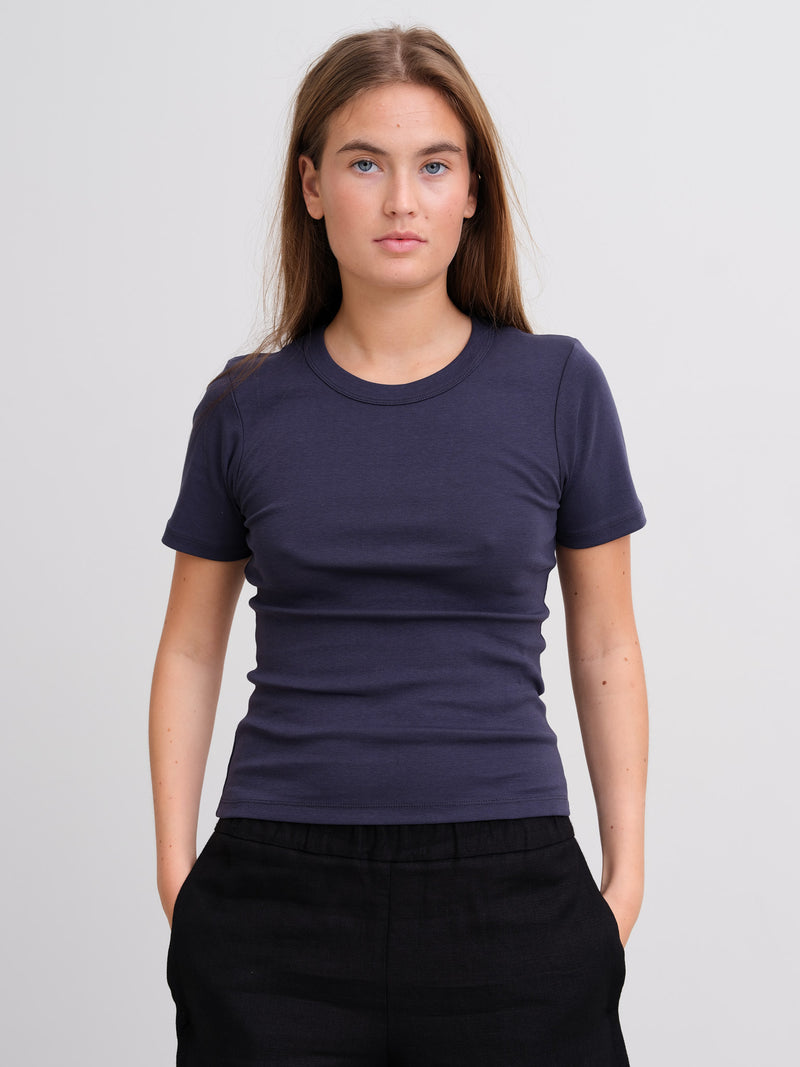 SIGNE - JUNE T-SHIRT - NAVY