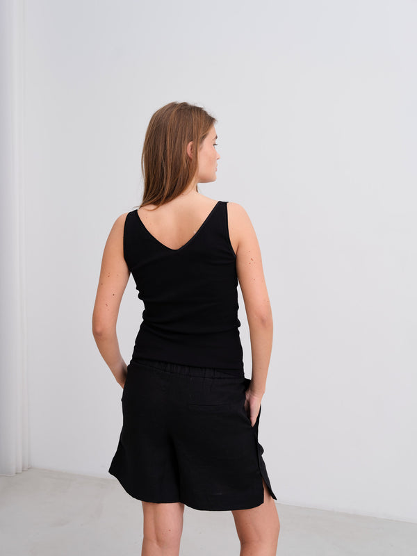 SIGNE - APRIL TANKTOP - BLACK
