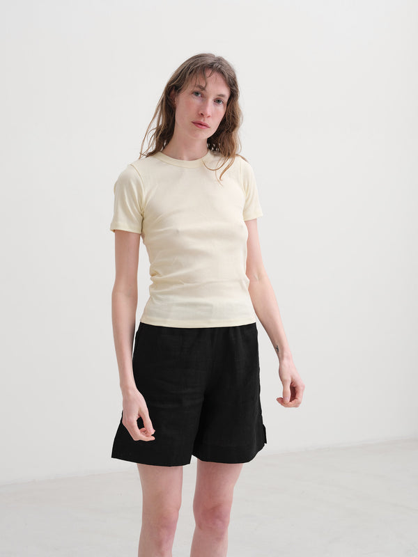 SIGNE - JUNE T-SHIRT - BUTTER